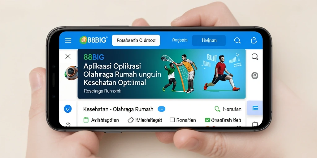 Antarmuka aplikasinya yang sederhana dan menarik untuk olahraga rumah.