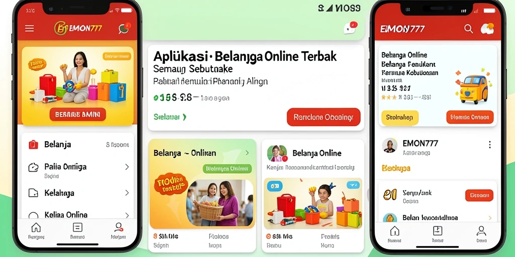 Tampilan antarmuka EMON777 yang sederhana dan intuitif.