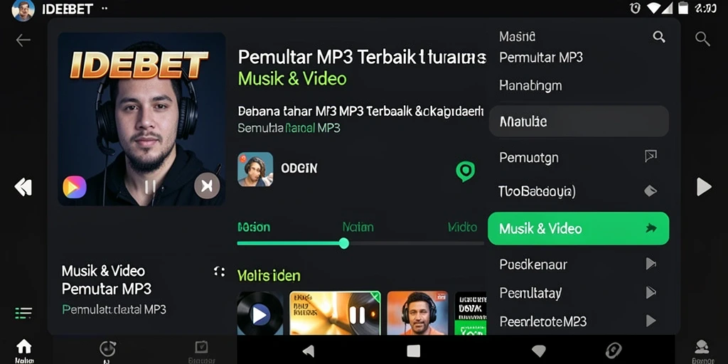 Tampilan antarmuka pengguna IDEBET yang menarik dan fungsional.