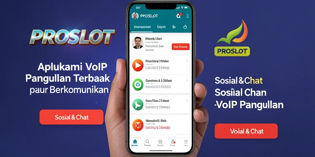 Antarmuka PROSLOT yang sederhana dan mudah digunakan untuk VoIP Panggilan.