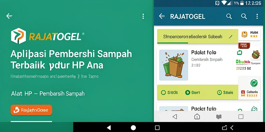 Tampilan antarmuka aplikasi RAJATOGEL yang bersih dan sederhana.