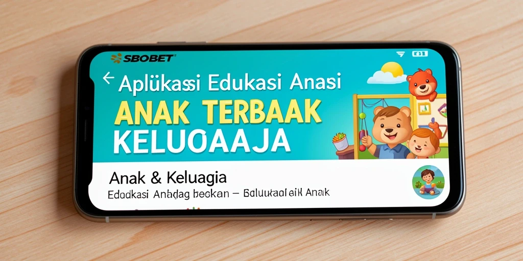 Antarmuka menarik dari aplikasi Edukasi Anak SBOBET